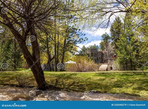 Scenic Spring Landscape in Lair O the Bear Park with the View of ...