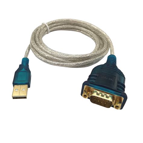 DSD TECH SH-RS232D USB to Serial RS232 Cable with DB9 Male Port Built ...