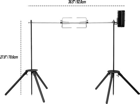 Onlyfire only fire Spit Rotisserie Outdoor Camp Grill with India | Ubuy