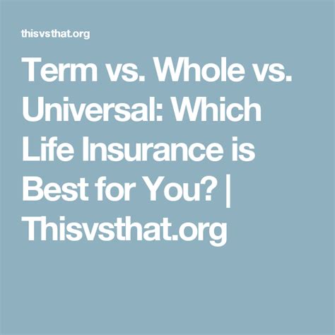 Image result for Universal Life Insurance Vs Term Life Insurance