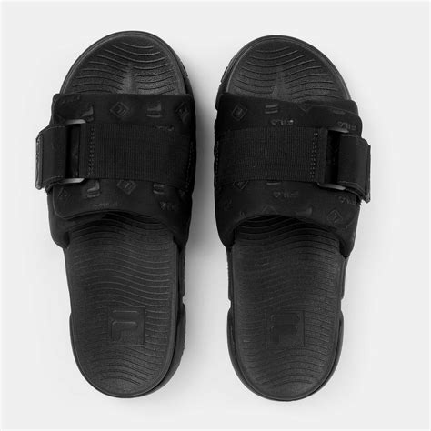 Buy Fila Black Men Black Rapello Slide @ Rs 2599 | Fila India