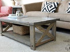 Image result for Free Wood Coffee Table Plans