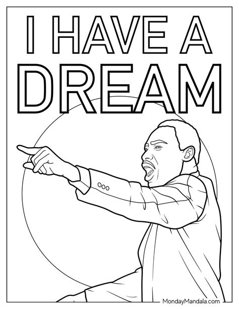 Martin Luther King, Jr. Coloring Pages (Free Printables)