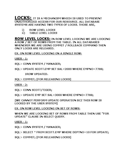 Image result for How to Detect Locks in Oracle Database