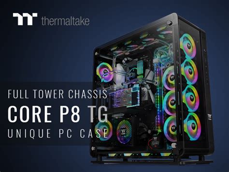 オンラインショップみさきThermaltake Core P8 Tempered Glass E-ATX Full-Tower Chassis ...