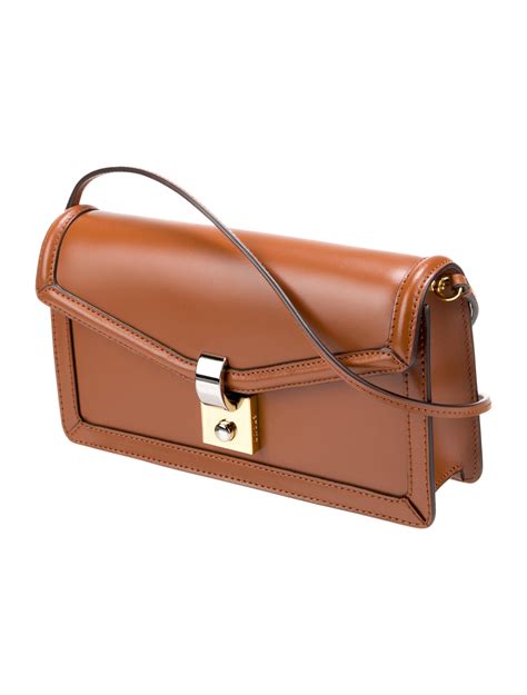 Staud Leather Shoulder Bag - Brown Shoulder Bags, Handbags - WSTFG56386 ...