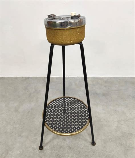 Vintage standing floor ashtray, 1950s | #277717