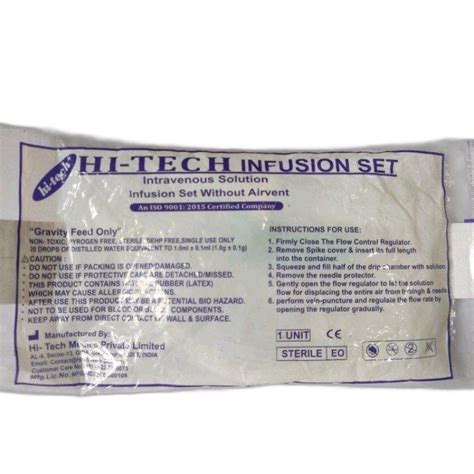 Hi Tech Infusion Set - Medical Help Desk