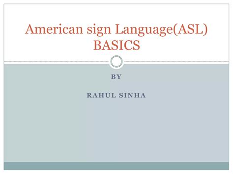 Image result for Basic ASL