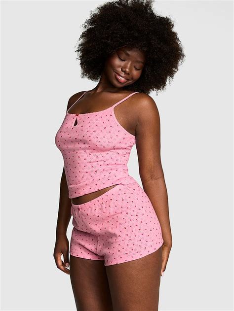 Buy Cotton Heart Pointelle Sleep Shorts Online - Style ID: 112587126FJA ...