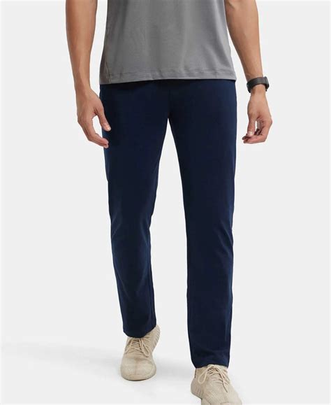 Buy Super Combed Cotton Rich Trackpant with Zipper Pockets and ...