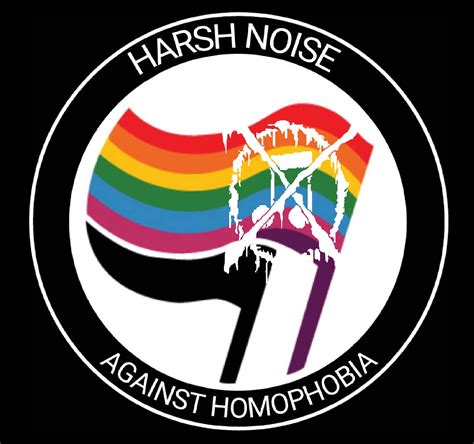 Harsh noise against homophobia design I made : r/noisemusic