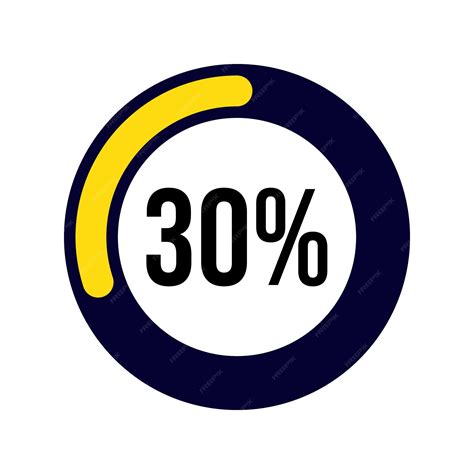 Premium Vector | 30 percentage circle 30 circle loading and circle ...