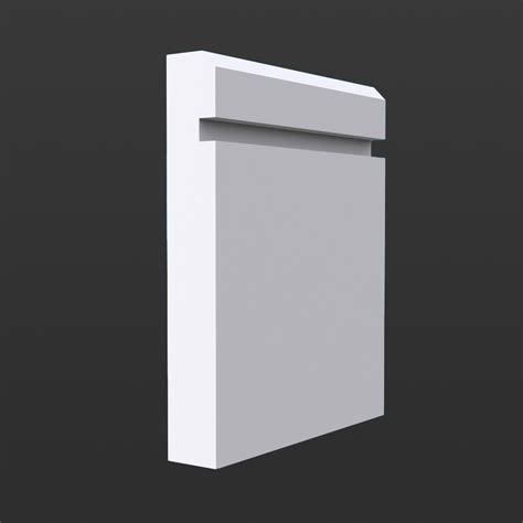 Grooved EI Skirting Board Sample - Skirting Online