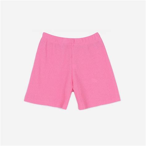 Plush-Waffle Textured Polo Sets-Pink – Nifty.pk
