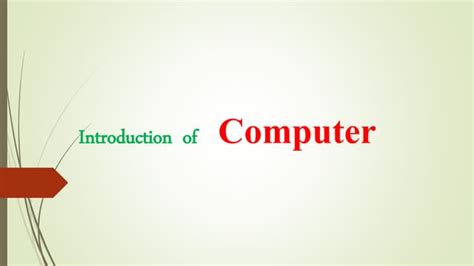 Image result for Computer Introduction Examples Word Doc