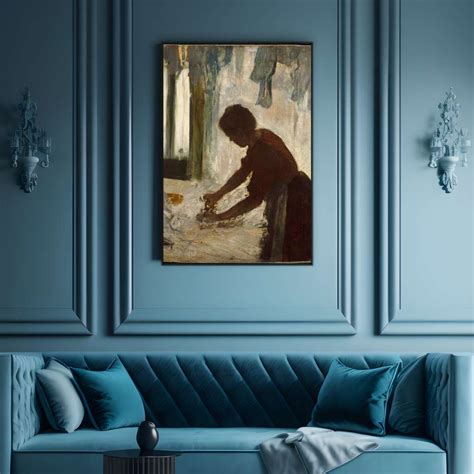 A Women Ironing by Edgar Degas | Edgar Degas Wall Art Prints – The ...
