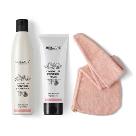 Buy Dandruff Control Shampoo & Conditioner With Hair Wrap Towel Combo ...
