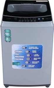 Croma 8 kg Fully Automatic Top Load Washing Machine Grey Price in India ...