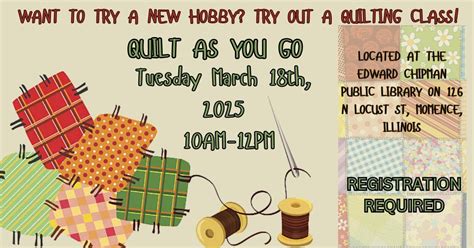 Quilt as you go-Quilting Class by Virginia, 126 N. Locust Street ...