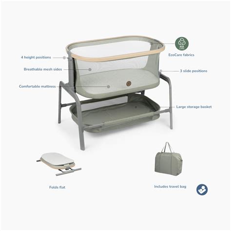 Maxi-Cosi Iora Bedside Bassinet - Classic Green | Babylist Shop