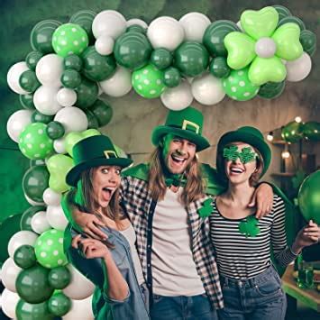 Green White Balloons Garland Kit Of 60 Pcs For Party Decorations ...