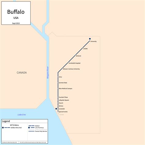 Metro Route Atlas - Buffalo, New York, USA