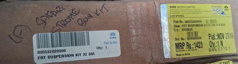 Tata Sumo, Spacio, Victa, Safari Strome - Front Bush Kit 885532020009 ...