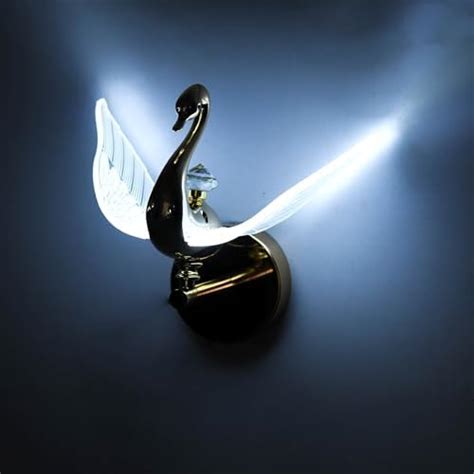 Tripping Elegant Bird Design LED Wall Lamp: 3-in-1 Light Color (White ...