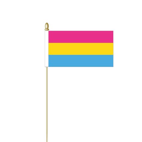 Pansexual Pride Table Flag – Flags and Flagpoles