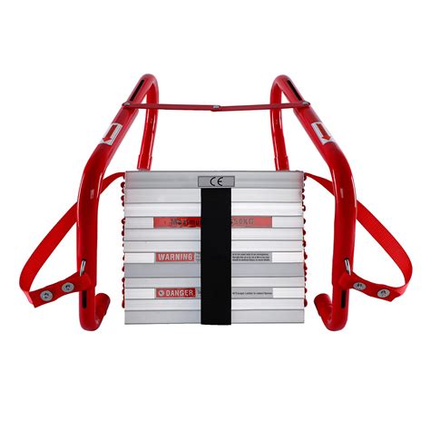 Buy WINSENSE Retractable Fire Escape Ladder 2 Story Homes, 15 Foot with ...