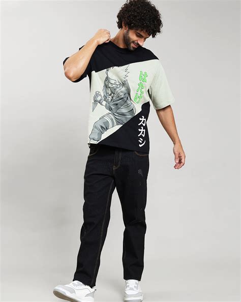 Naruto Kakashi Oversized Tshirt Men – Free Authority