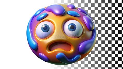 Face with Shocked Expression, Surprised Emoji Reaction Png Transparent ...