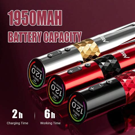 Neebol NEEBOL Wireless All-In-One Tattoo Pen, Rechargeable Rotary ...