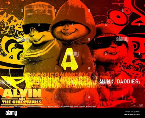 SIMON, ALVIN, THEODORE POSTER, ALVIN AND THE CHIPMUNKS, 2007 Stock ...