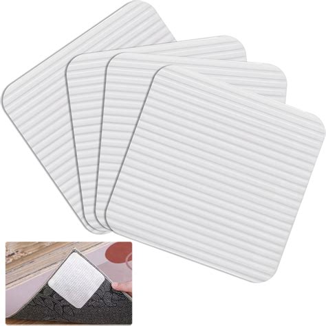4Pcs Rug Gripper,Rug Grips for Laminate Floors, Rug Grippers for ...