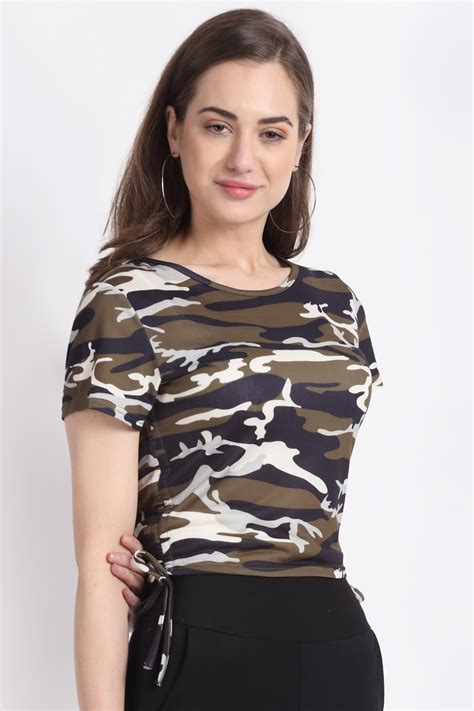 Slim-Fit Printed Cotton Top – Global Republic