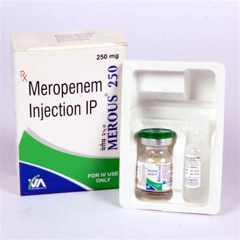 MEROUS-250 Injection Iva Healthcare Pvt. Ltd.