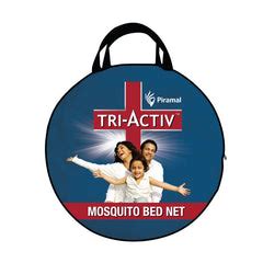 Buy Tri-activ Mosquito Net for Double Bed | Foldable Mosquito Net | Wellify