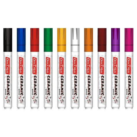 Soni Officemate Regular Ceramic Marker - Pack of 10 | Art Lounge