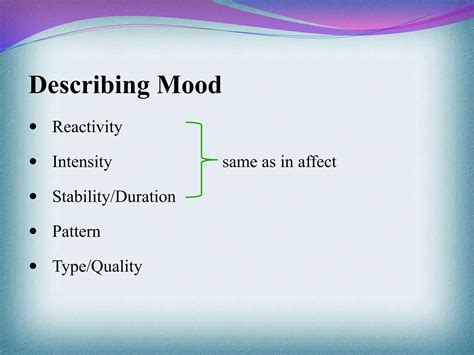 Affect and Mood | PPTX