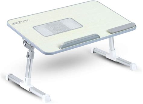 Portronics My Buddy D Wood Multipurpose Movable & Adjustable Table for ...