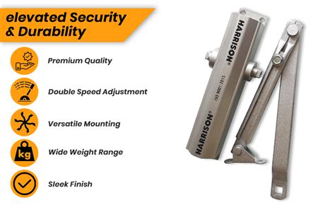 Harrison Door Closer RM700-1561 Automatic Hydraulic Door Closer | Mild ...