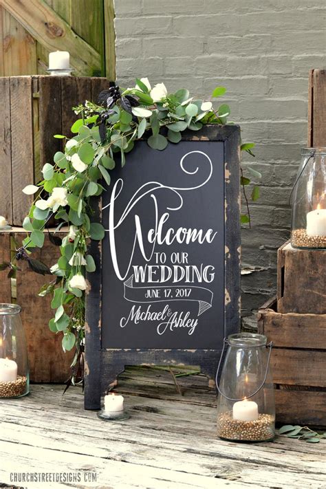 Wedding Chalkboard with Message Double Sided Chalkboard | Etsy ...