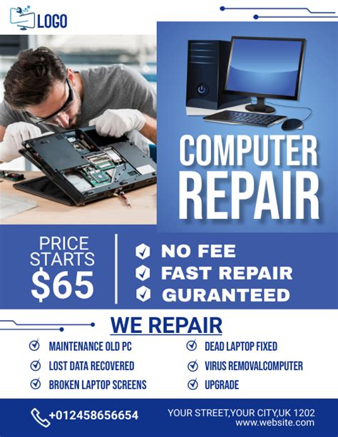 Image result for Computer Repair Advertisement
