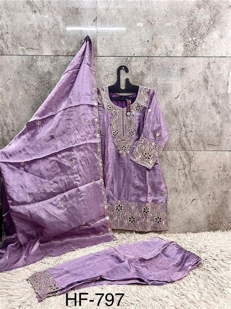 Hoor Tex 797 A To D JImmy Choo Embroidered Salwar Kameez