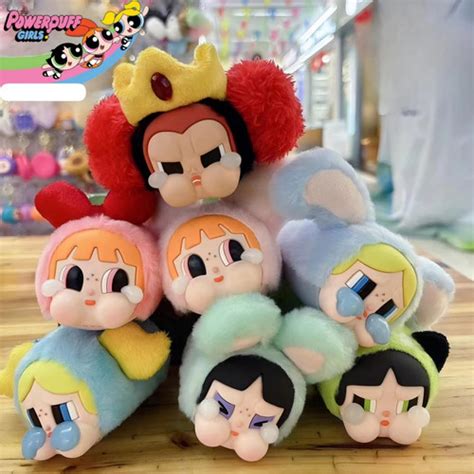 Jual CRYBABY x POWERPUFF GIRLS Blind Box Action Figure Toys Gantungan ...