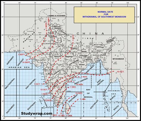 The Indian Climate - Retreating Monsoon Season of India - Study Wrap