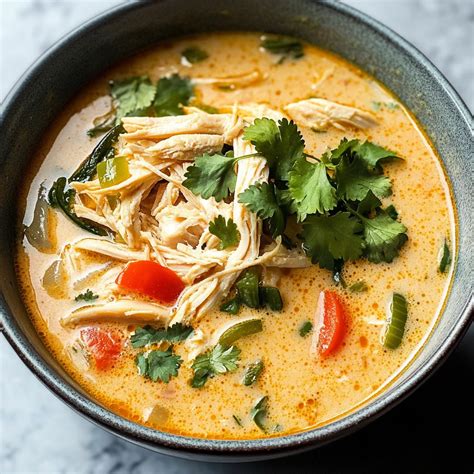 Easy Thai Coconut Chicken Soup