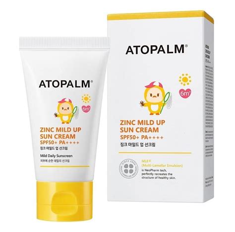 [ATOPALM] Zinc Mild Up Sun Cream SPF50+ PA++++ 65g – Luxiface.com